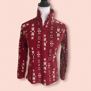 Women’s PS Eddie Bauer 1/2 zip Southwestern print fleece
